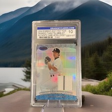 2004 BOWMAN⚾️SHINGO TAKATSU #BB-ST GAME WORN JERSEY(RELIC AR58)GMC 10💰LOW POP!