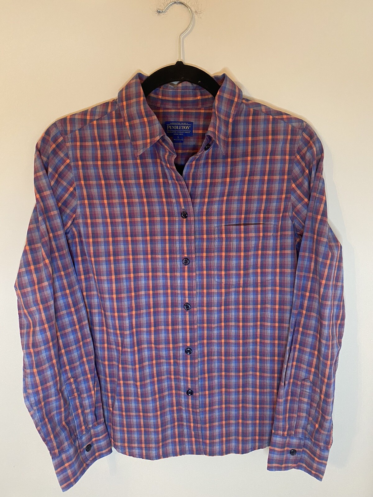 Pendleton Button Down Plaid Men’s Small - image 1