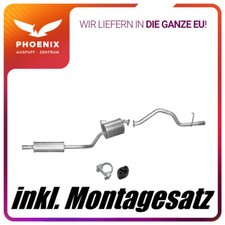 für Daihatsu Cuore 1.0 44kW 2003-2007 Auspuffanlage Mittelschalldämpfer+Endrohr