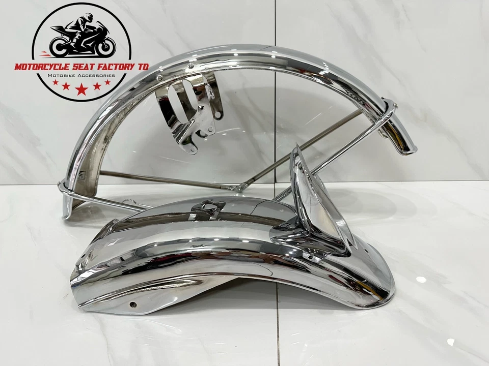 Guardabarros delantero y trasero Honda CB500 1971-1973 3 piezas. Soporte de luz trasera CB500 K. Foto 4 de 4