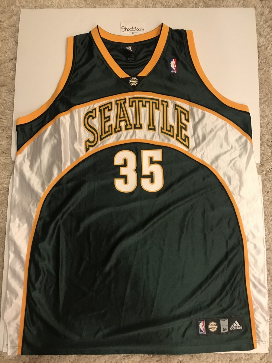 Champion Kevin Durant Seattle Super Sonics NBA Adidas Authentic