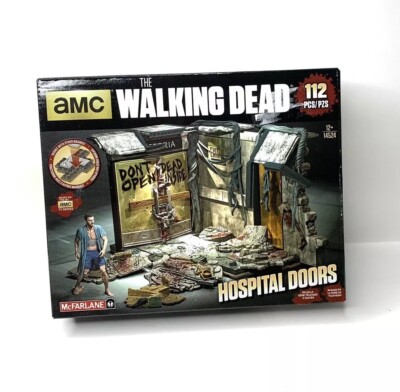 McFarlane Toys The Walking Dead Hospital Doors Building Set 112 Pieces