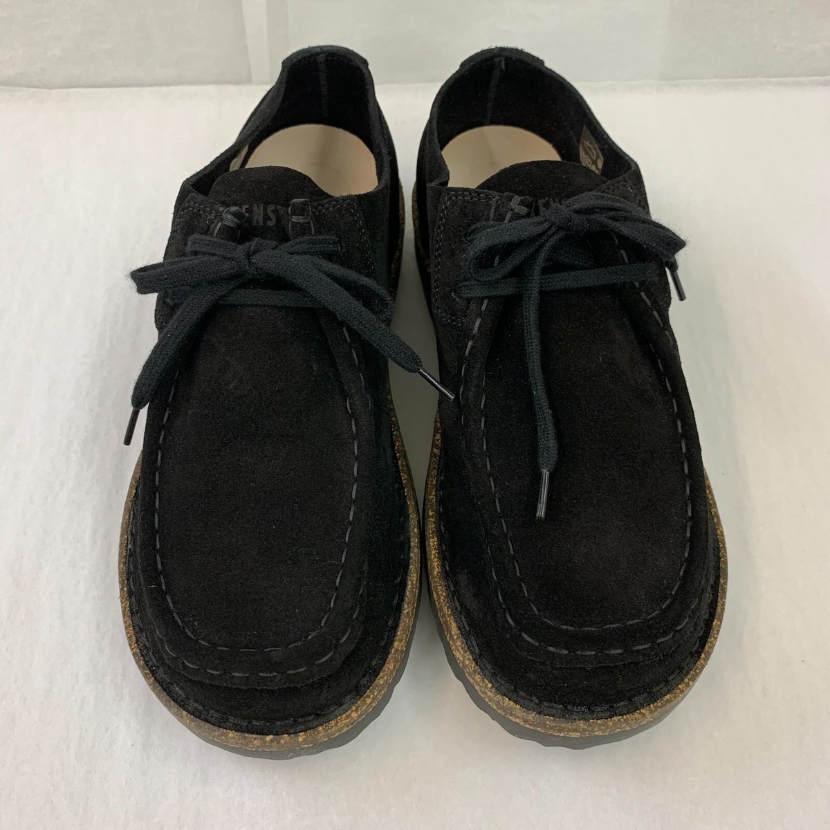 Birkenstock New w/o Box Pasadena III Black Suede Leather Regular