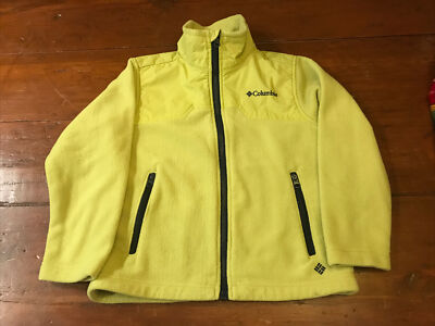 Yellow Columbia Fleece Jacket Child's Columbia Fleece Jacket