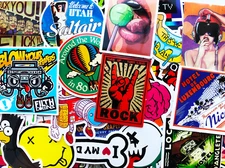 25 Random Cool Laptop Motorcycle Sticker Lot Dope Car Bumper Decals Gift