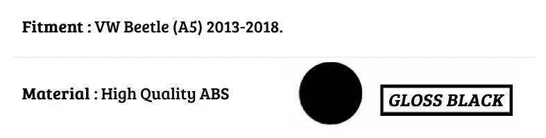 Alerón trasero VW Beetle A5 negro brillante 2013-2018 - Imagen 3 de 4