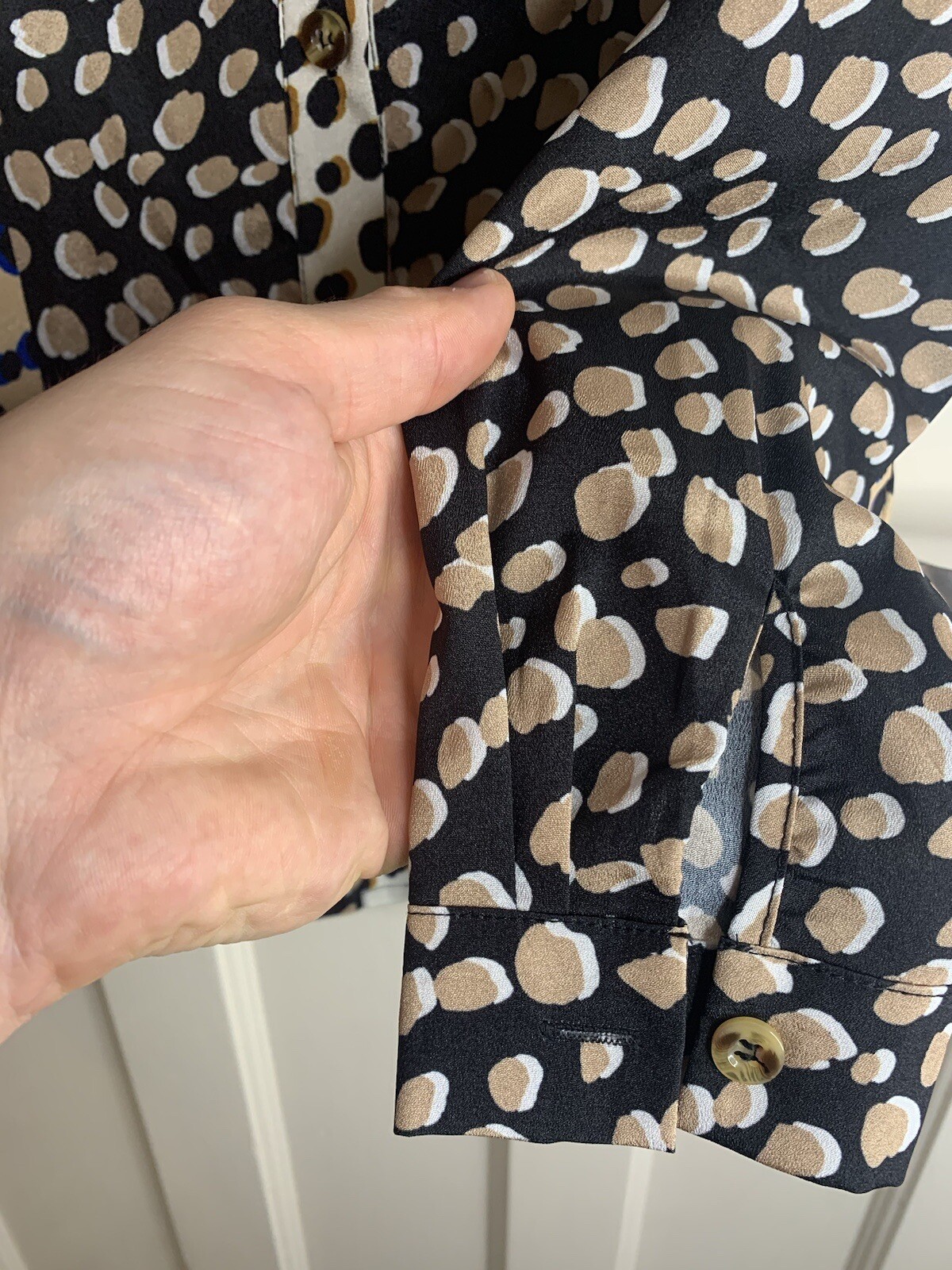 Never Fully Dressed Button Up Leopard Print Satin… - image 6