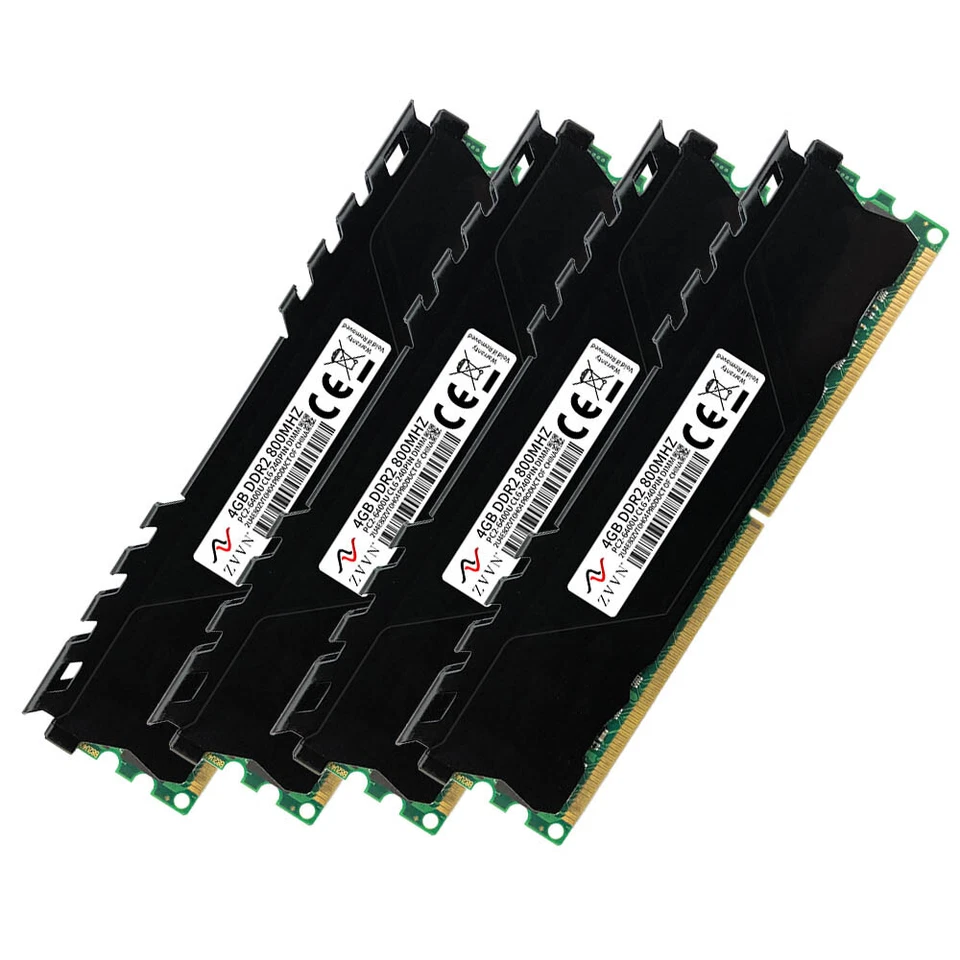 16GB Kit 4x 4GB DDR2 800MHz PC2-6400U 240Pin DIMM PC Desktop intel Memory RAM UK - Image 4 of 4
