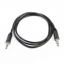 3FT Aluminum 3.5mm Audio Cable Hi-Fi Stereo Male to Male Tangle-Free AUX Cord