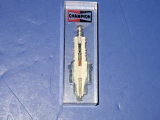 CHAMPION - SPARK PLUG CUT AWAY  SPARK PLUG IN LUCITE PAPERWEIGHT ADVERTISING