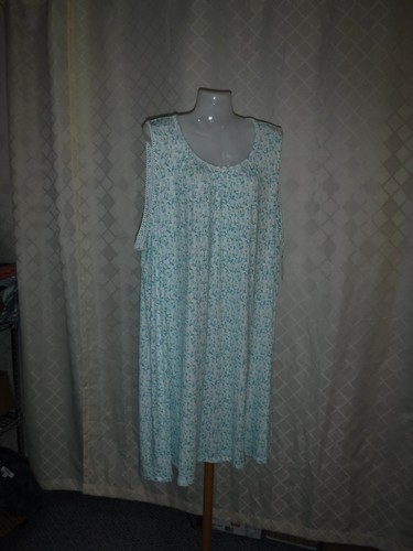Size Plus Sleeveless Sleepshirts ,3X,2X,Croft & Barrow,95% rayon 5% spandex NWT - Picture 36 of 43