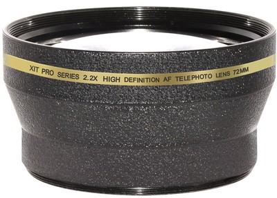 72MM 2.2X TELEPHOTO ZOOM LENS FOR CANON XL2 HD OPTICS DAY NIGHT RECORDING