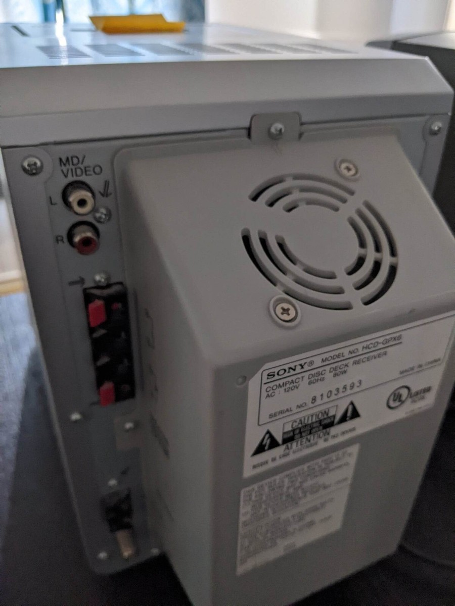 Sony Micro Hi-Fi Component CD Cassette Radio CMT-GPX6 HCD