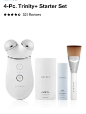 nuface trinity + facial starter set missing gel creme 