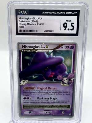 Mismagius LV X 110/111 DP Rising Rivals Holo Vintage Pokemon TCG Card ...