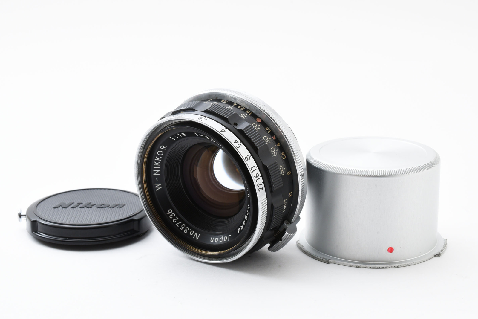 *U.S.PAT J.PAT*[Near MINT+] Nikon Nippon Kogaku W Nikkor 3.5cm 35mm f/1.8 for S