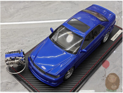 IG 1/18 Toyota crown VERTEX JZX100 JDM Resin Car Model Diecast Simulation Gifts