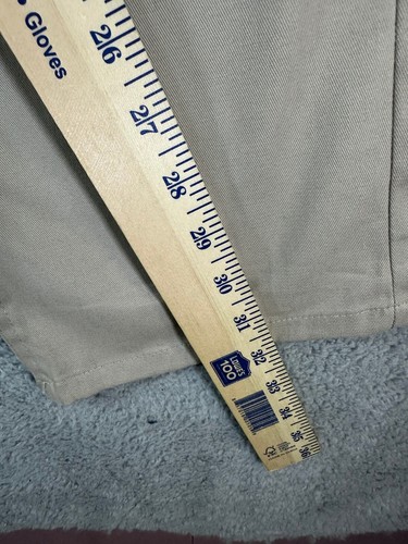 Nautica School Uniform Pants Boys 20 Husky Khaki Stretch Adjustable Waist NWT - Picture 5 of 9