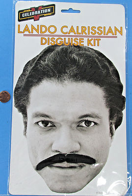 DISGUISE costume mustache LANDO CALRISSIAN Star Wars CELEBRATION V convention