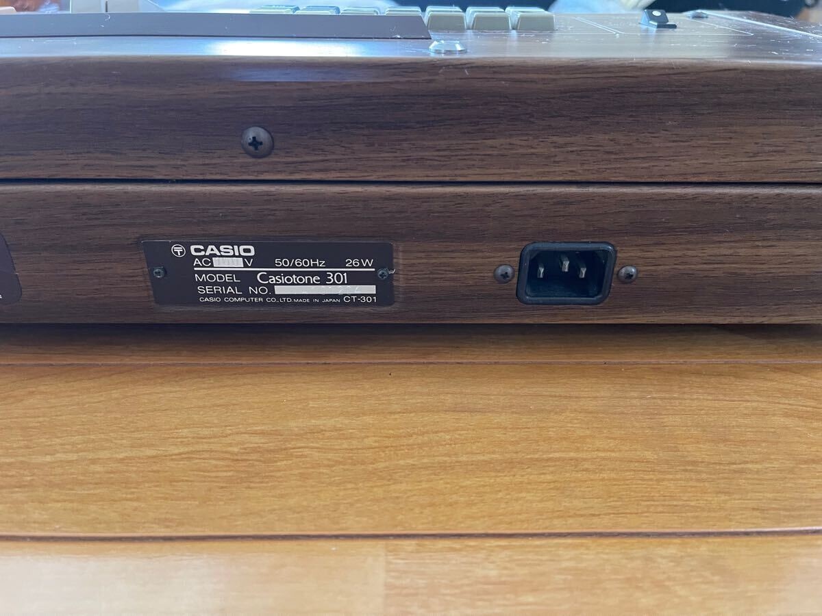 カシオトーン　Casiotone 301 エレクトーン Vintage Casio Casiotone 301 Analog keyboard synthesizer Drum