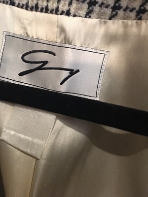Blazer Femme Vintage Créateur Italien Genny - Taille S-M - Coupe Carrière Beige - Très Bon état