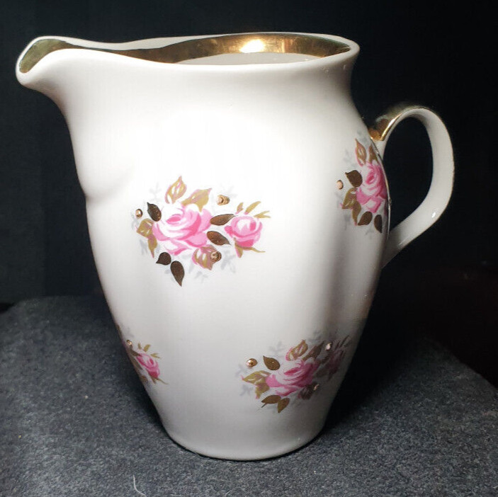 Vintage Latvia RPR porcelain creamer USSR Riga RPF PFF Sigulda Roses