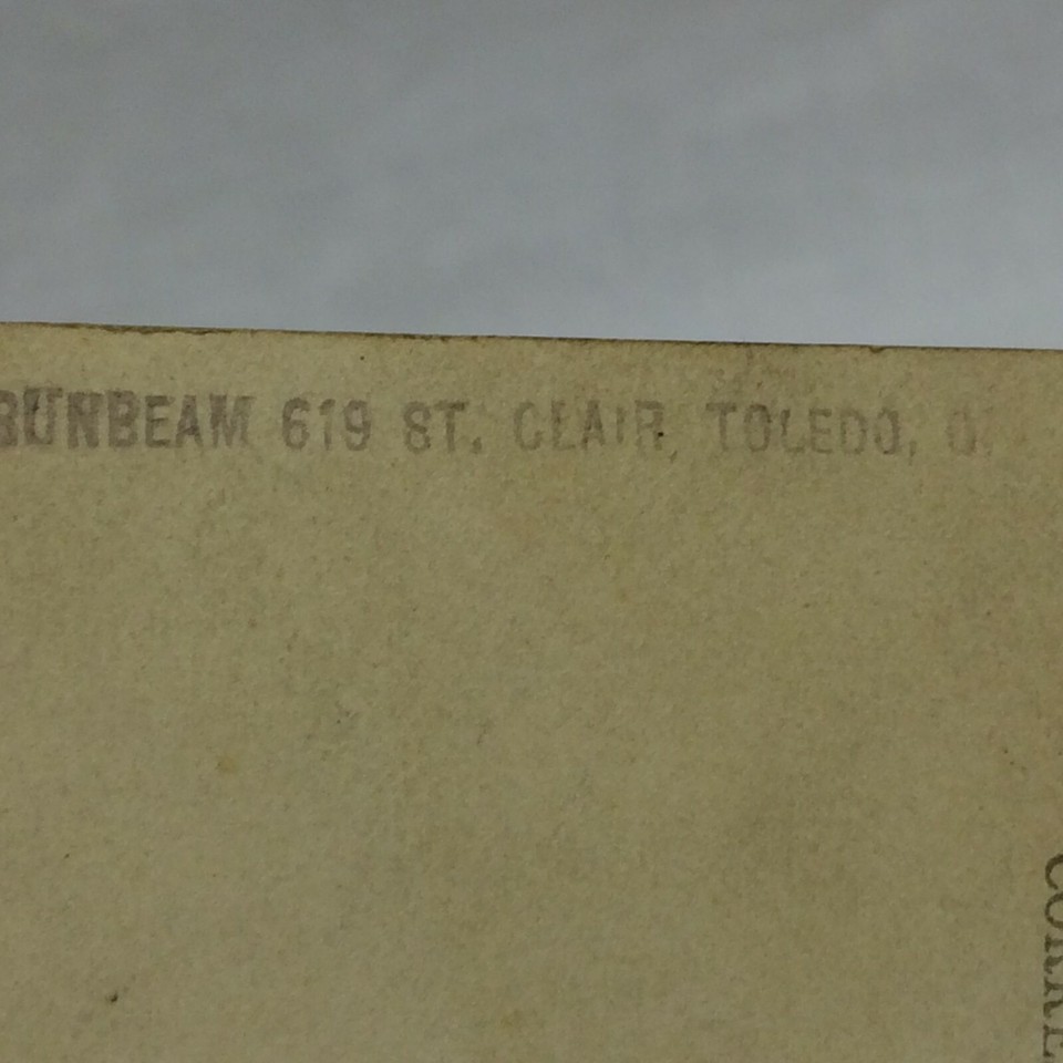 Vintage Real Photo Postcard Toledo Ohio 3 Men in Suits Scene Fashion