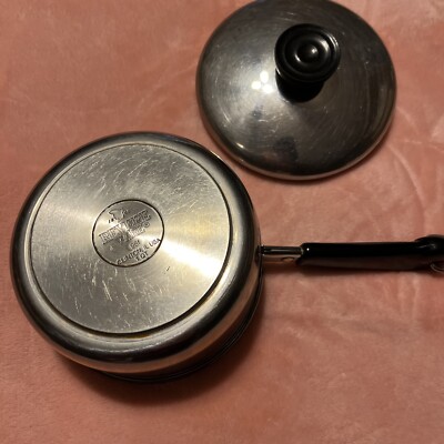 Revere Ware 1801 Made USA 1 Qt Sauce Pan With Lid Silver Bottom | eBay