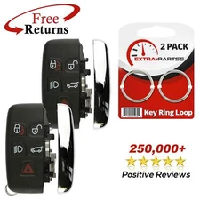 2 Remote Car Key Fob Case for 2014 2015 2016 2017 Land Range Rover Jaguar