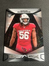 2024 Panini Black Football Darius Robinson Royal Rookie /99 #124 Cardinals