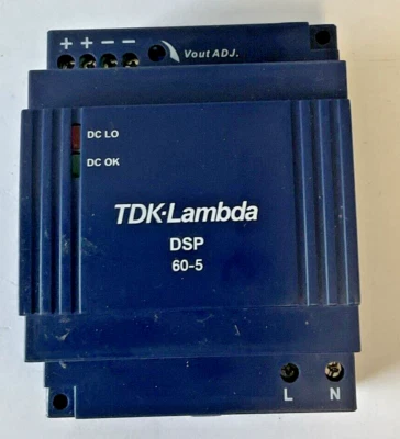 TDK-LAMBDA DSP60-5 POWER SUPPLY 240VAC 63HZ 1000MA 5VDC 35W - Image 1 of 4