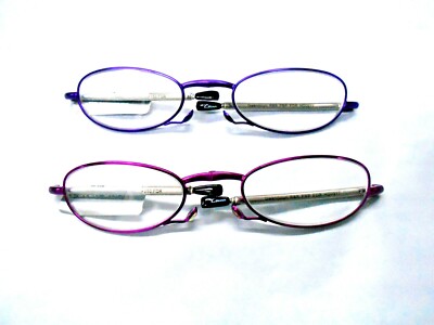 FOSTER GRANT Gwendolyn Magnivision Reading Glasses Folding MSRP $27.99