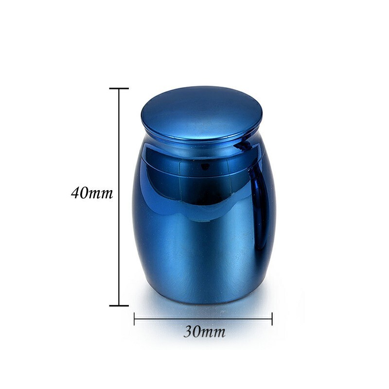 Small Silver Urn Cremation Human Ashes Holder Memorial Keepsake Ash