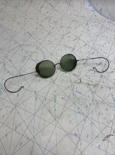 antique safety glasses mesh side guards