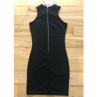 NWT Boohoo Bodycon sleeveless black dress w/ faux leather satin neck 0 Petite | eBay NWT Boohoo Bodycon sleeveless black dress w/ faux leather satin neck 0 Petite | eBay
