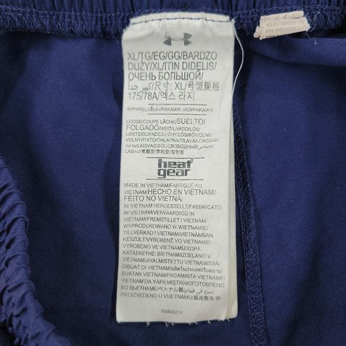 Under Armour Shorts Girl XL Blue Activewear Running Loose HeatGear Graphic 28x3 - Picture 11 of 12