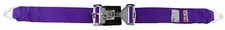 RJS RACING SFI 16.1 LATCH & LINK 3" LAP BELT PURPLE 50502-8 15001908