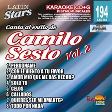 Karaoke Latin Stars 194 Camilo Sesto Vol.2