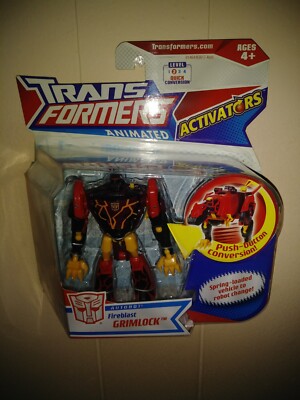 Transformers Animated Activators dinobot leader fire blast grimlock new sealed