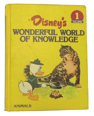 【ビンテージ】Wonderful World of Walt Disney The Wonderful Worlds of Walt Disney 1965 Golden Press 4 Vol. Boxed