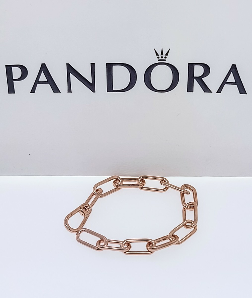 100% Authentic NEW PANDORA Me 14K Rose Gold P Link Chain Bracelet