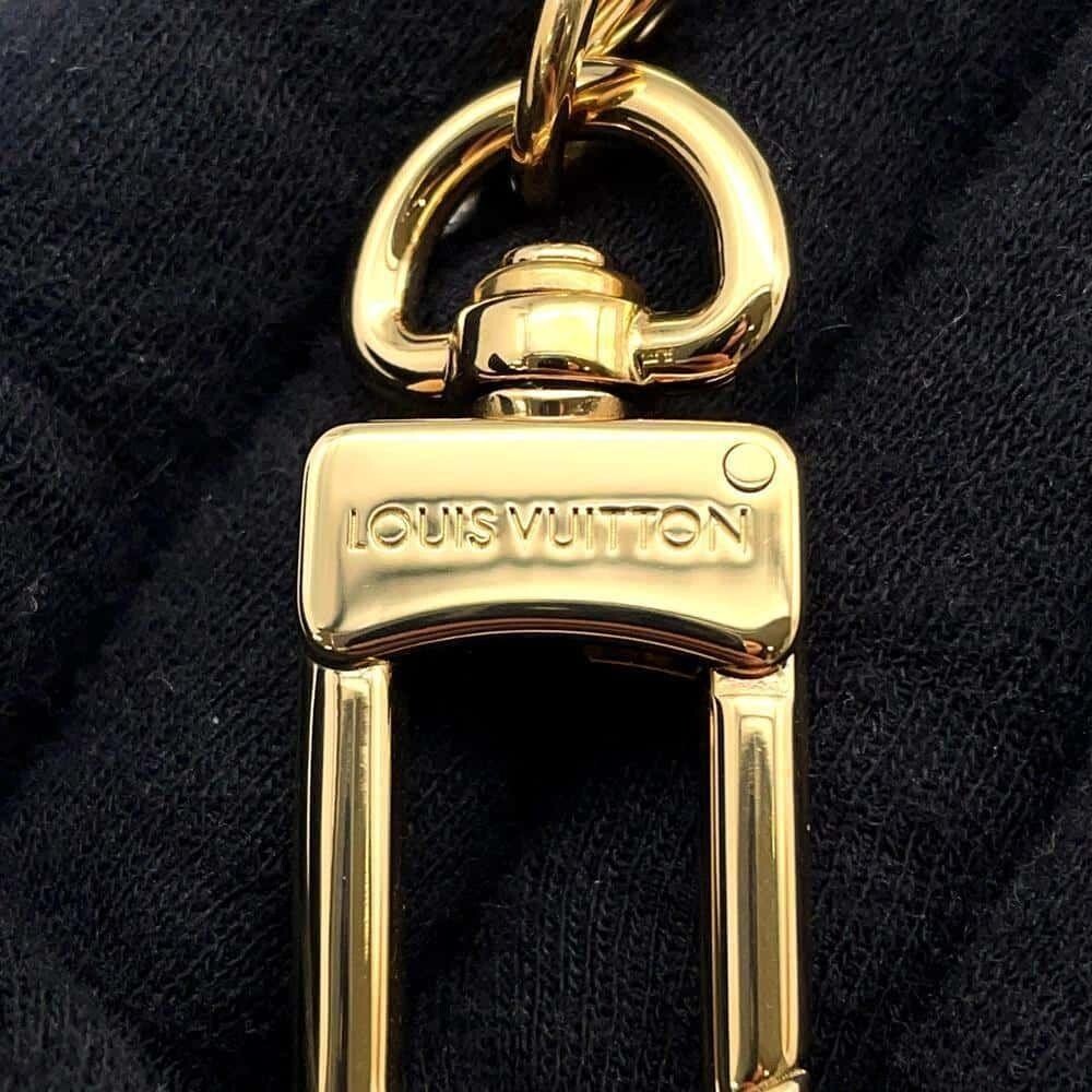 ✯Ｂ✯Ｂ✯Ｂ✯Ｂ✯　Louis Vuitton ゴールド キーホルダー Blooming Flowers BB Bag Charm and Key Holder S00 - Women