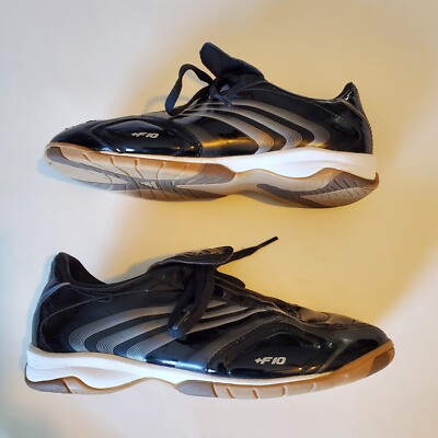 Adidas +F10 TRX Rasen/Indoor Fußballschuhe Herren 5,5 schwarz/weiß