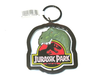 Universal Studios Jurassic Park T-Rex Eating Logo Spinner Keychain
