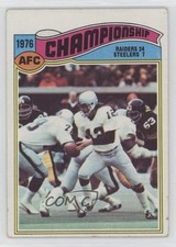 1977 Topps Oakland Raiders Ken Stabler 1976 AFC Championship #526 HOF 0nr3
