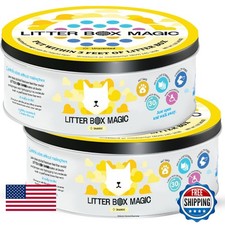 Litter Box Magic Cat Litter Deodorizer Gel, Unscented, 16 Oz, Pack 2 Unscented2