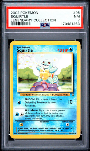 Squirtle graded PSA 7 for sale on eBay