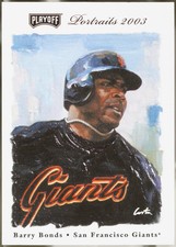 2003 Playoff Portraits - Beckett Samples #29 Barry Bonds Baseball NM