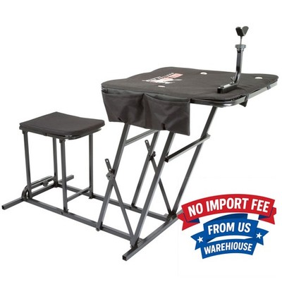 Adjustable Shooting Hunting Table Bench Rest with Seat Kill Shot Portable