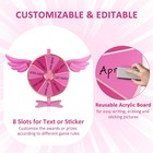 WinSpin 24" Dual Use Prize Wheel Tabletop or Floor Stand Fortune Spinning Pink — photo 4